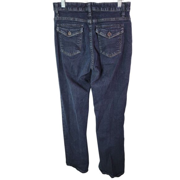 LEE Slender Secret Womens Size 8 Blue Solid Boot Cut Jeans - Picture 7 of 10